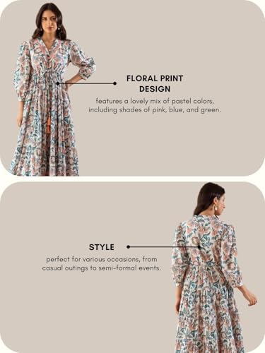 GRECIILOOKS Dress for Women Stylish | One Piece Dress for Women Long | Women Dress | Long Dress for Women | Maxi Dress for Women