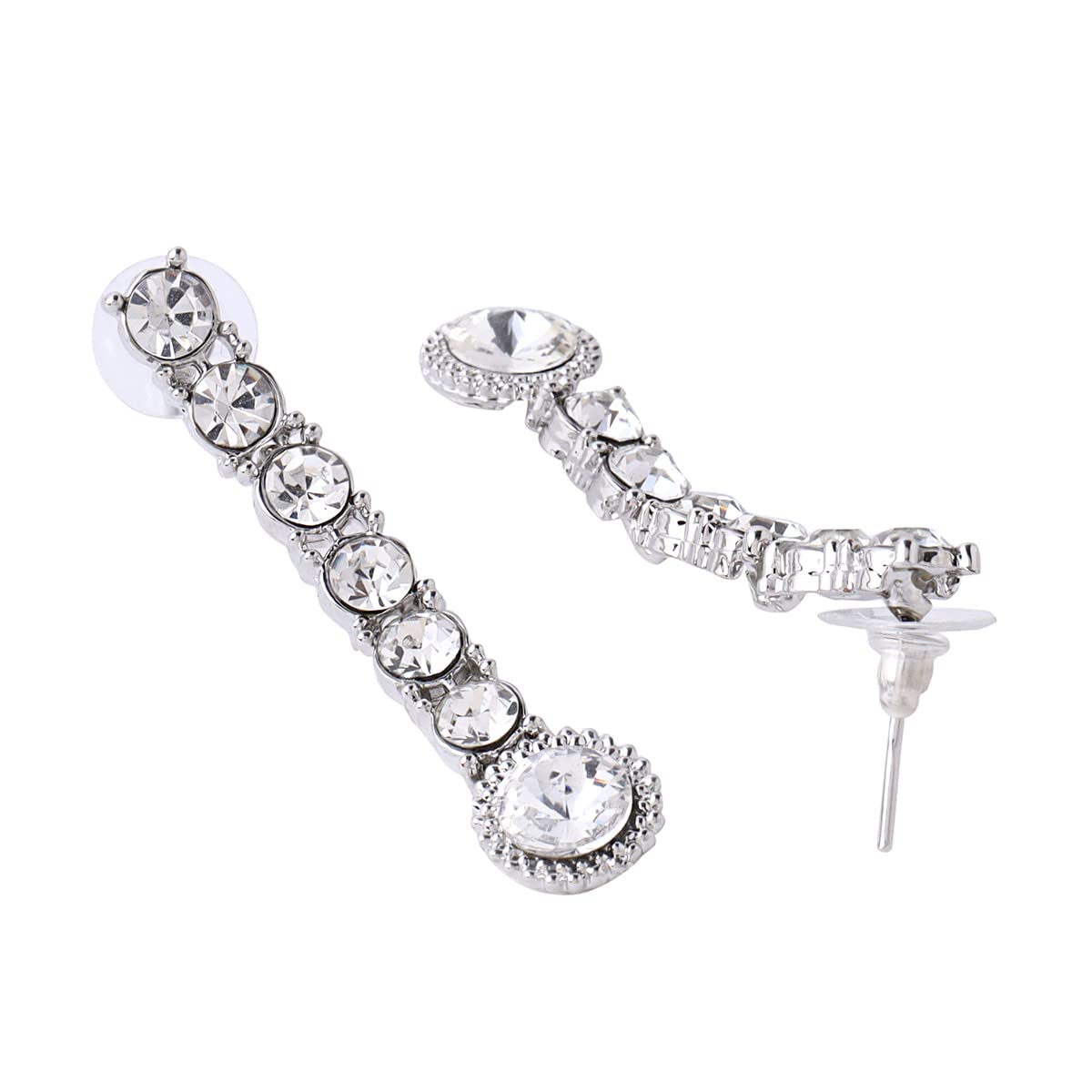 Yellow Chimes Jewellery Set for Women and Girls Crystal Bridal Jewellery Set for Wedding | Bridal Jewellery Set | Birthday Anniversary Gift for Girls & Women