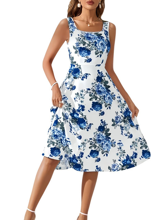 KATECLO Women's & Girls Midi Solid Cami Casual Dress