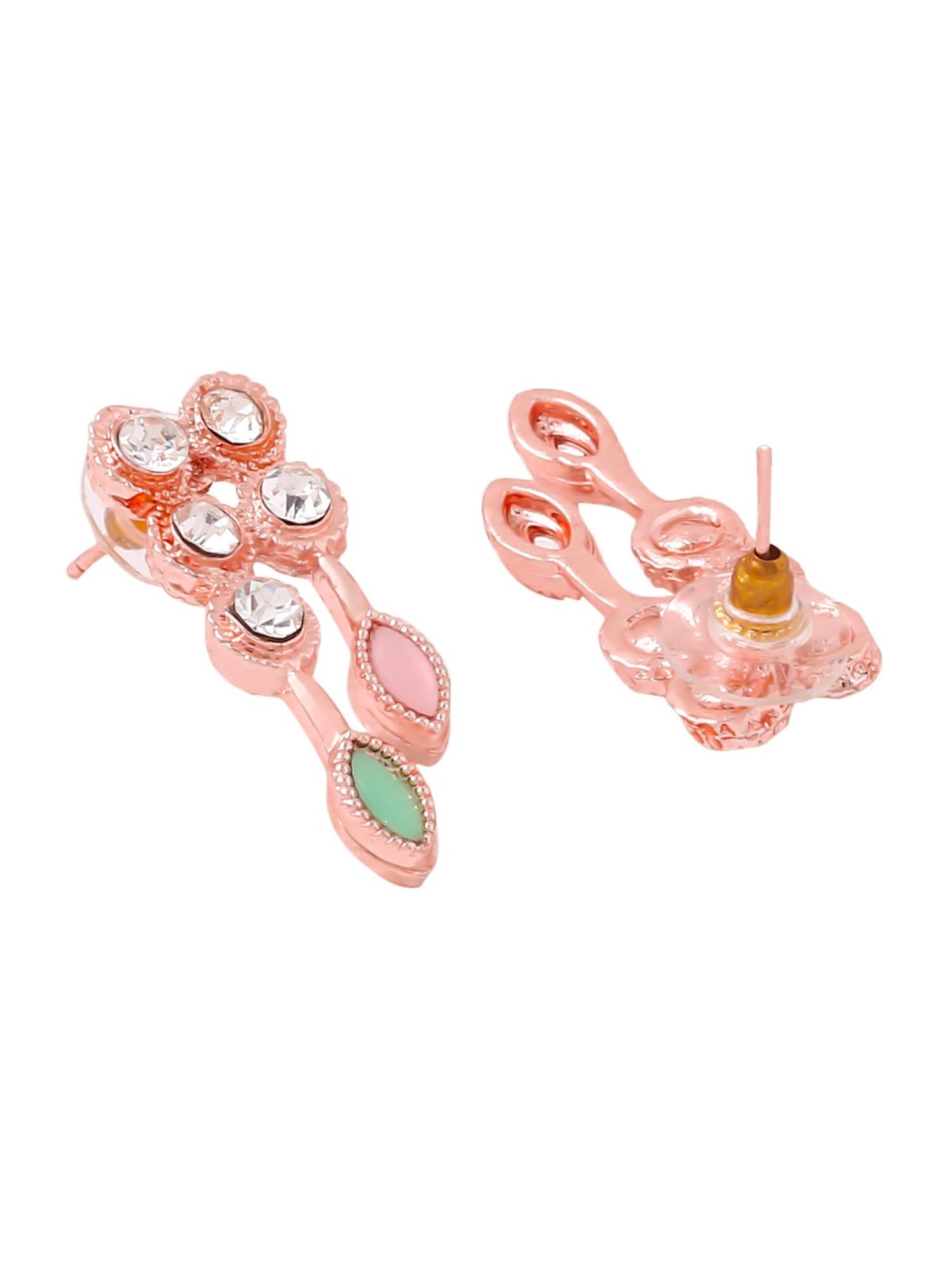 Yellow Chimes Jewellery Set for Women and Girls Crystal Bridal Jewellery Set for Wedding | Bridal Jewellery Set | Birthday Anniversary Gift for Girls & Women