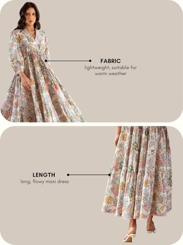 GRECIILOOKS Dress for Women Stylish | One Piece Dress for Women Long | Women Dress | Long Dress for Women | Maxi Dress for Women