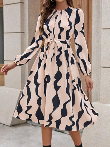 Leriya Fashion Printed Maxi Dresses for Women – Trendy Long One Piece Summer Outfit | Lightweight Flared Dress for Casual & Holiday Wear