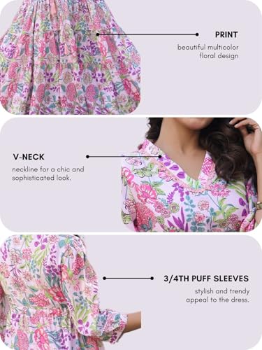GRECIILOOKS Dress for Women Stylish | One Piece Dress for Women Long | Women Dress | Long Dress for Women | Maxi Dress for Women