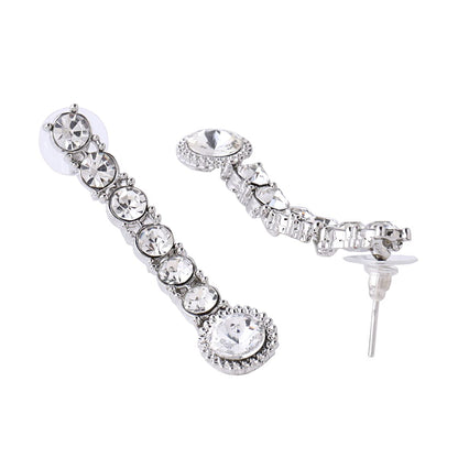 Yellow Chimes Jewellery Set for Women and Girls Crystal Bridal Jewellery Set for Wedding | Bridal Jewellery Set | Birthday Anniversary Gift for Girls & Women