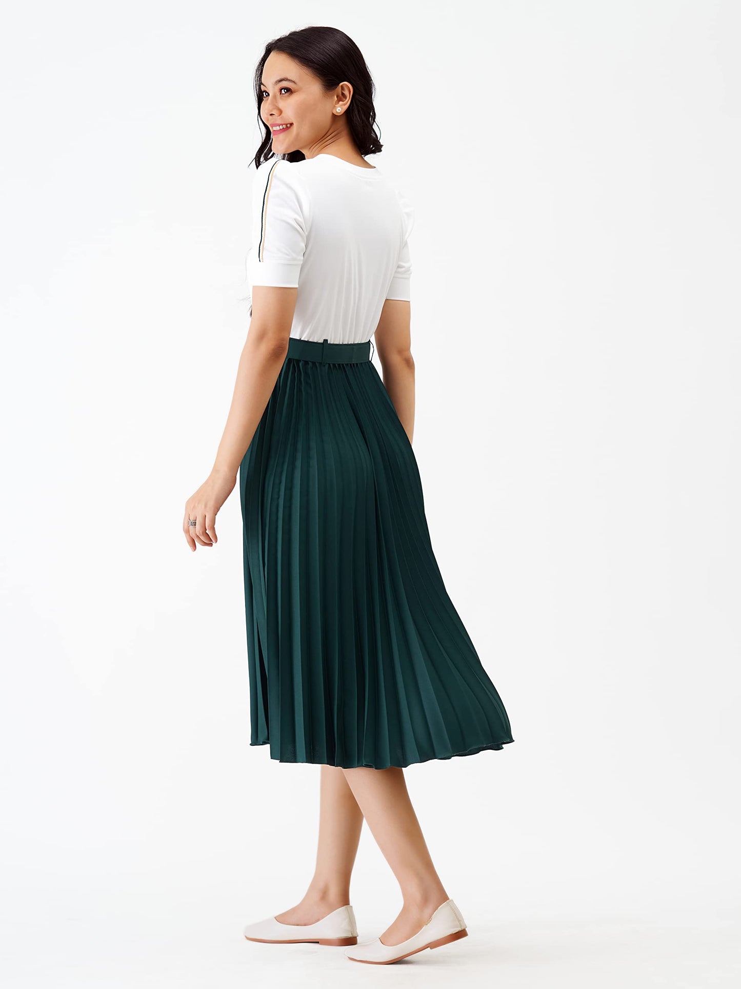 AASK Women Fit& Flare Polyster Solid Dress for Women