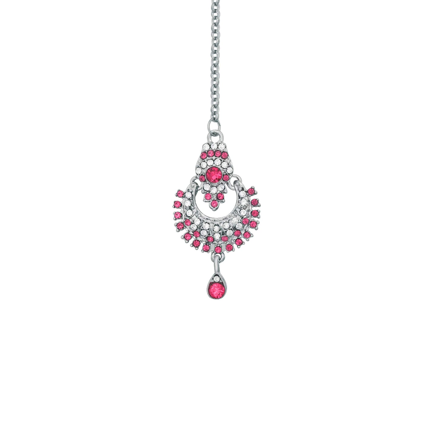 Atasi International Delightful Rhodium Silver Plated Alloy Choker Necklace Set For Women