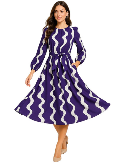 Leriya Fashion Printed Maxi Dresses for Women – Trendy Long One Piece Summer Outfit | Lightweight Flared Dress for Casual & Holiday Wear