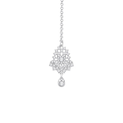 Atasi International Flora Silver Plated Alloy Choker Necklace Set For Women (R5391)