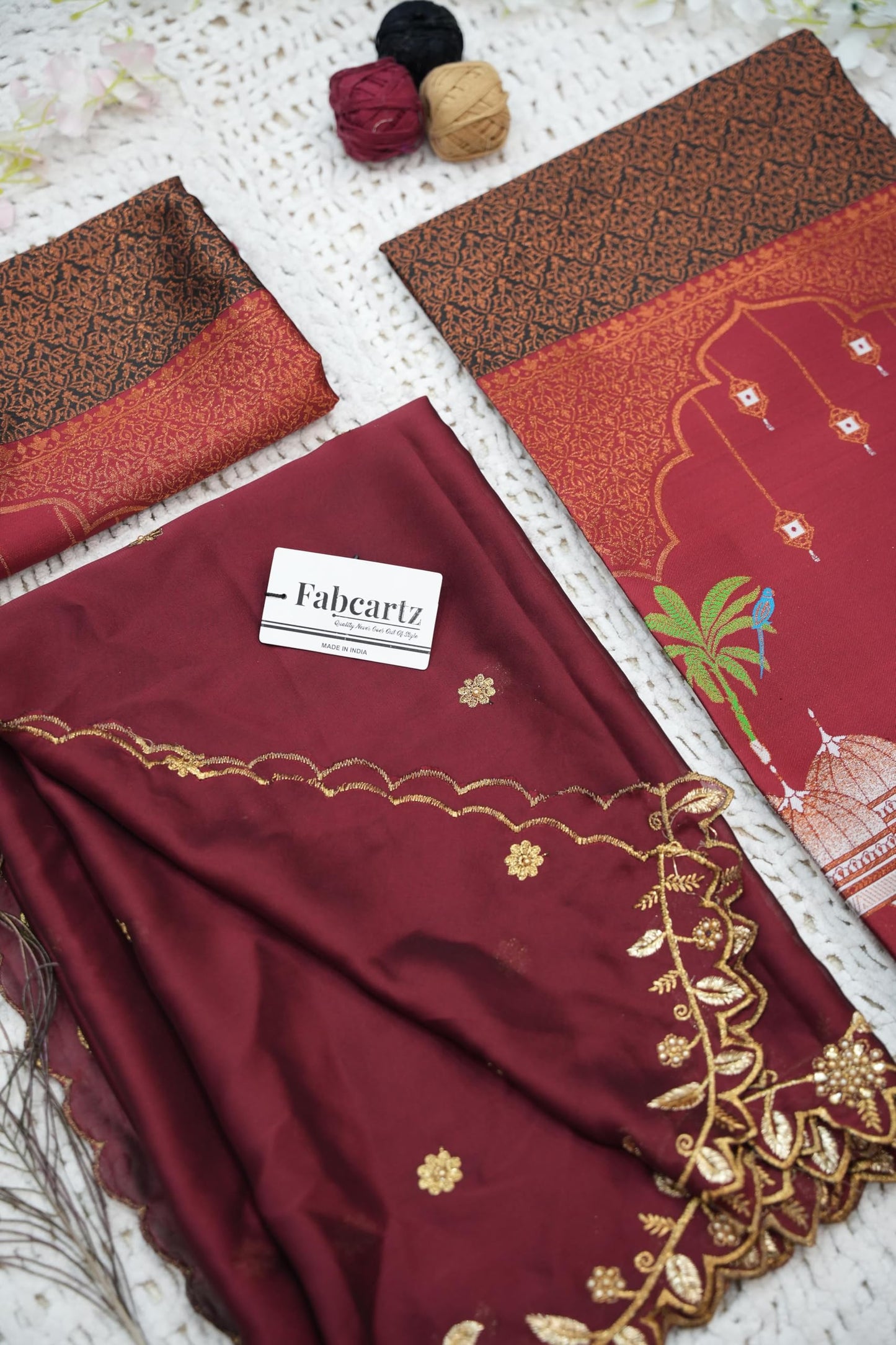 Traditional South India Half and Half Saree for Women