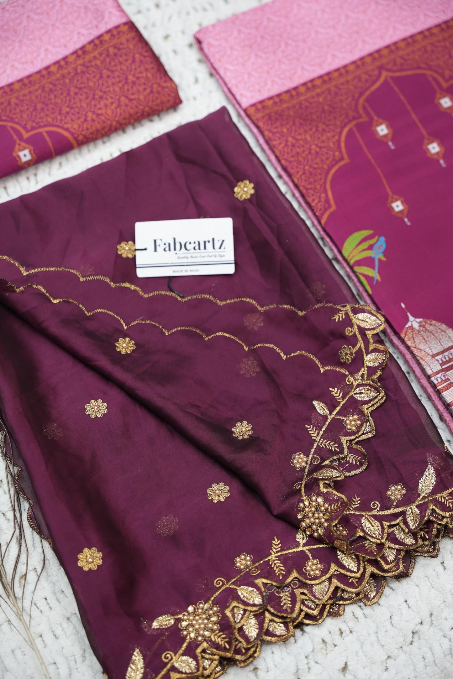 Traditional South India Half and Half Saree for Women