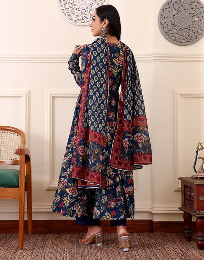 KLOSIA Women's Viscose Kurta and Pant with Dupatta Set