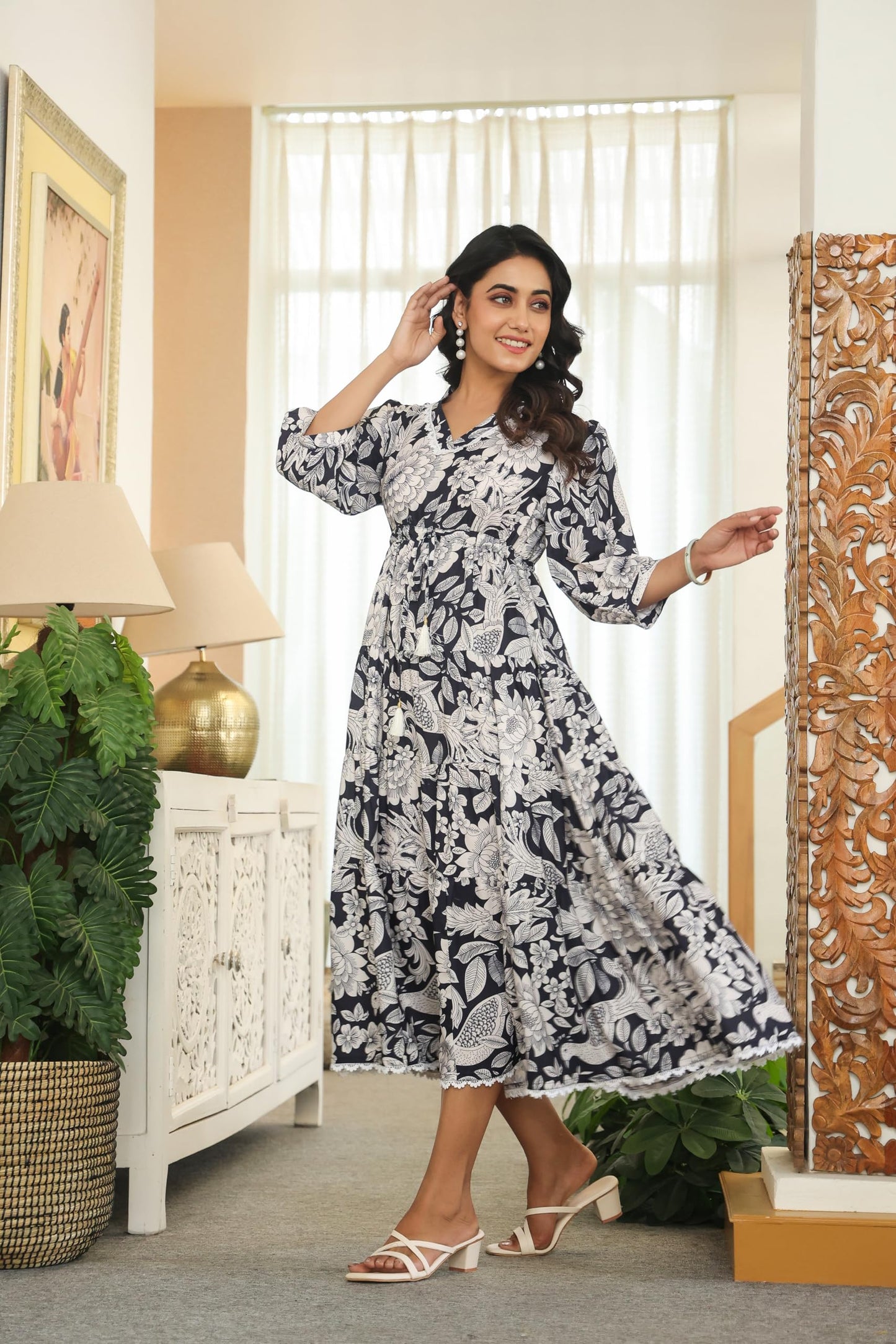 GRECIILOOKS Dress for Women Stylish | One Piece Dress for Women Long | Women Dress | Long Dress for Women | Maxi Dress for Women