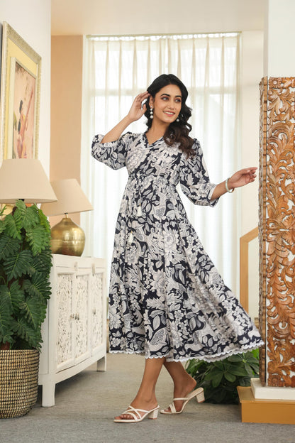 GRECIILOOKS Dress for Women Stylish | One Piece Dress for Women Long | Women Dress | Long Dress for Women | Maxi Dress for Women